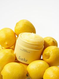FORHERTZ Vita Mask Gel jar with lemons