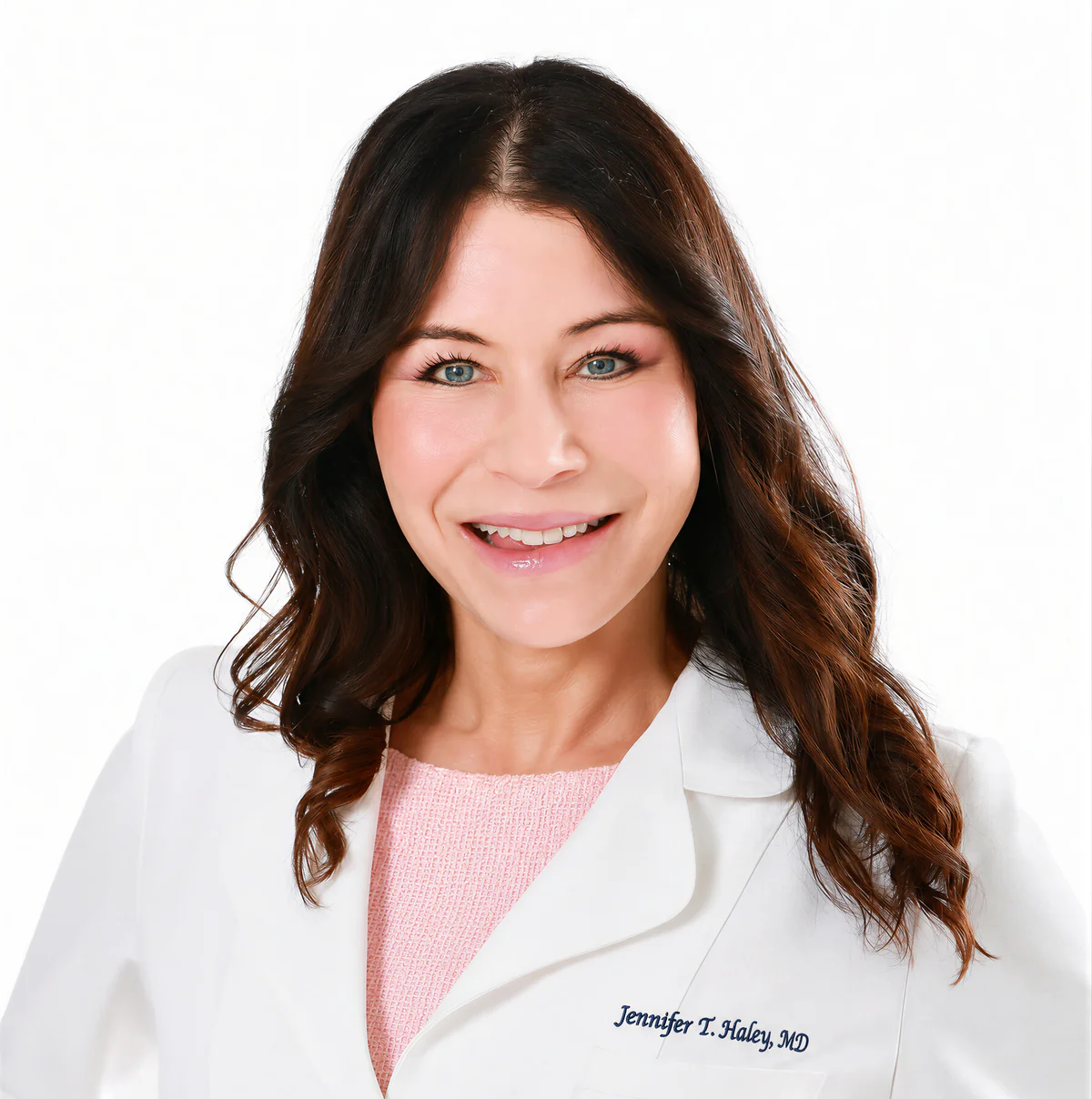 <p>Dr Jen Haley, MD FAAD</p>